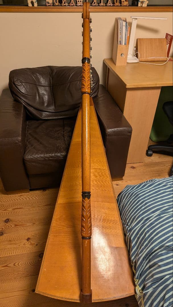 木製彫刻パラグアイ産アルパ