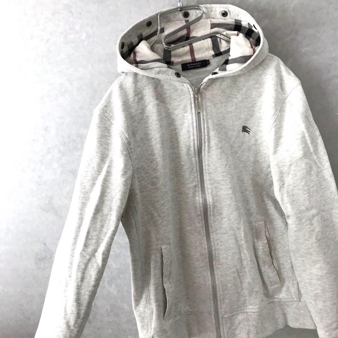 BURBERRY BLACK LABEL ノバチェック スウェット パーカー 3
