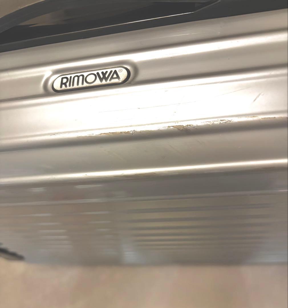 RIMOWA シルバーキャリーケース TSAロック付き