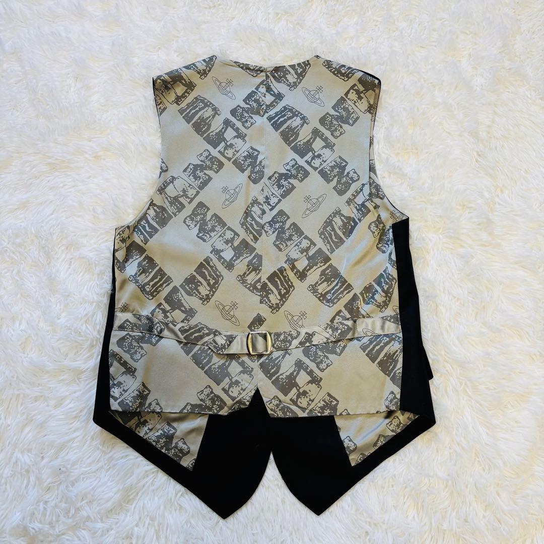 ヴィヴィアンウエストウッド マン ジレ ベスト 46 オーブ 総裏地 前開き M