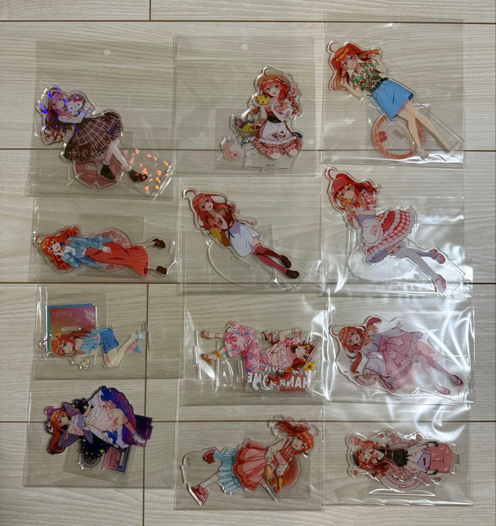 五等分の花嫁　中野五月グッズ　まとめ売り　アクリルスタンド等