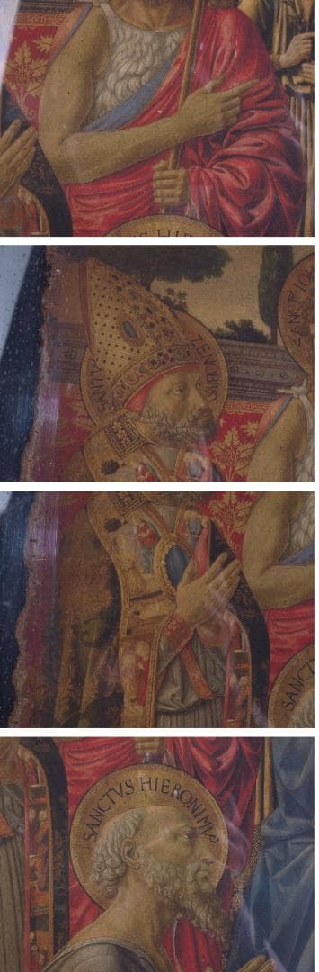 骨董市掘り出し品唐時代　敦煌莫高窟壁画 彩絵　人物像I1636A10-4