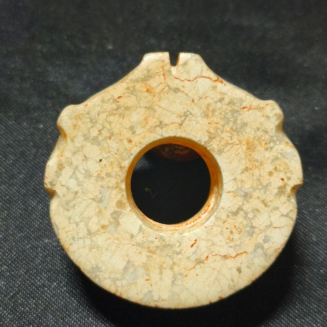 良渚玉琮 玉器 中国骨董 璧形玉佩 良渚文化 雕工璧 古美術 蒐集家放出 古玉