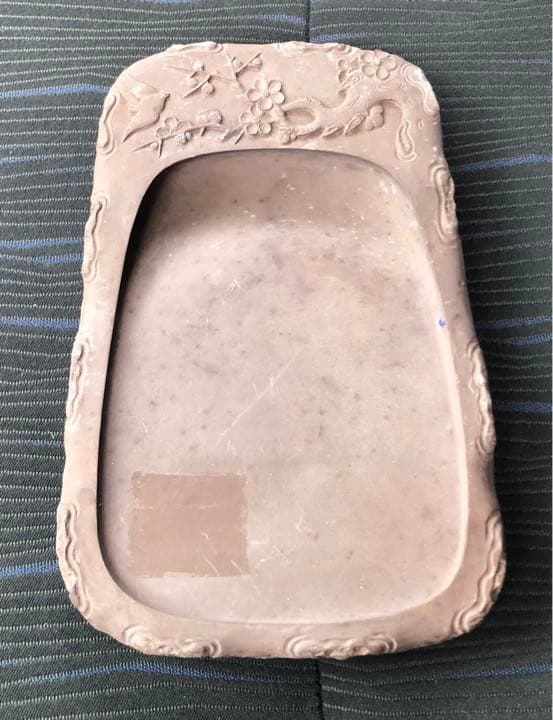 ⬛️ 稀少！⬛️ 昭和　レトロ　骨董品！⬛️ 硯　すずり！⬛️ 入れ物・蓋 付き！⬛️