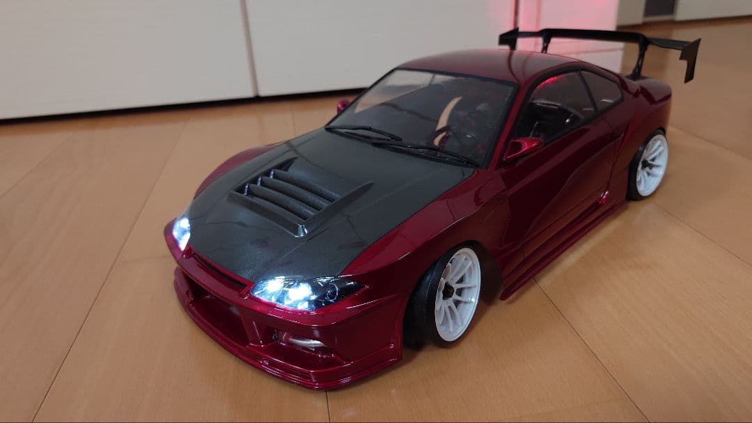 風間オートS15シルビアボディのみスーパーマリオ