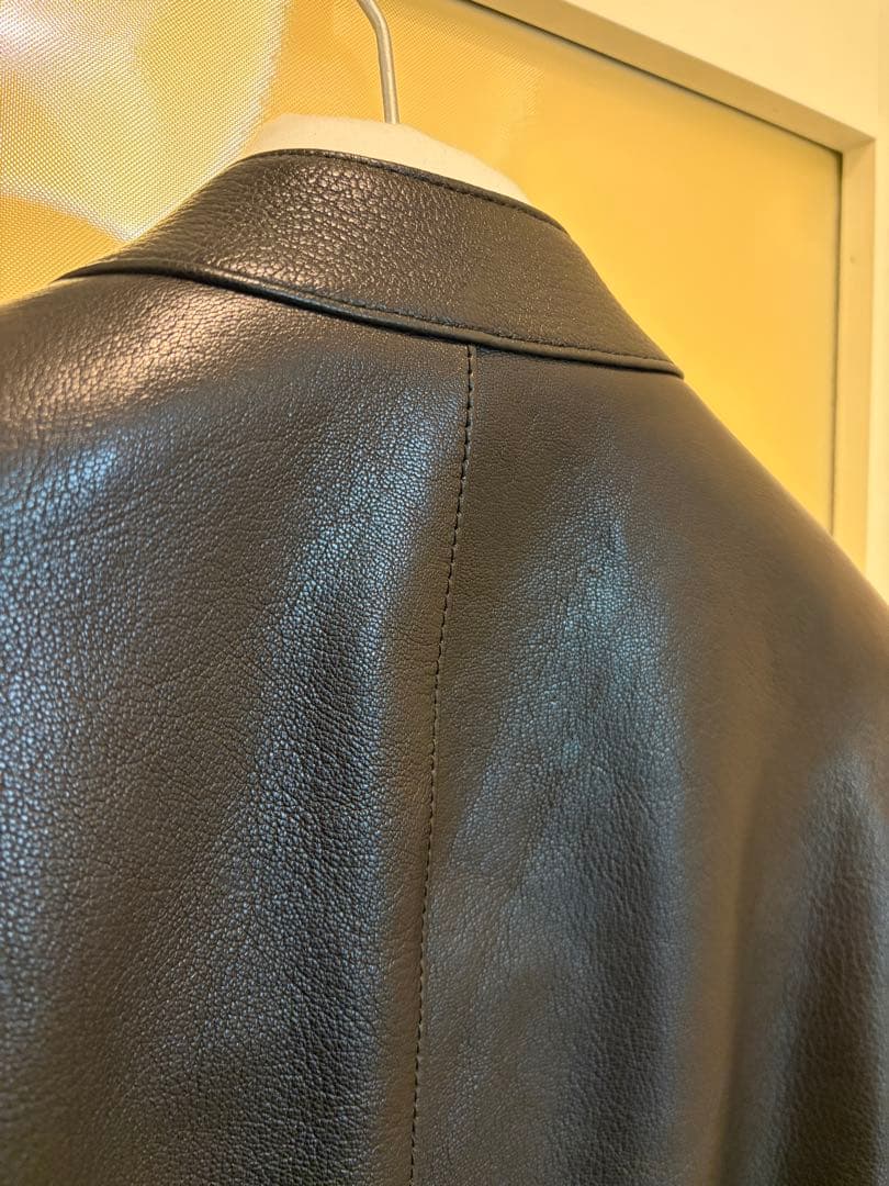 メゾンマルジェラ ハの字ライダース 46 極美品　ゴートレザー