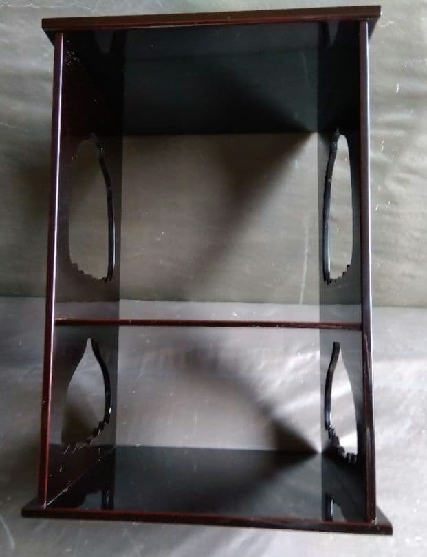 茶道具　漆塗　飾棚