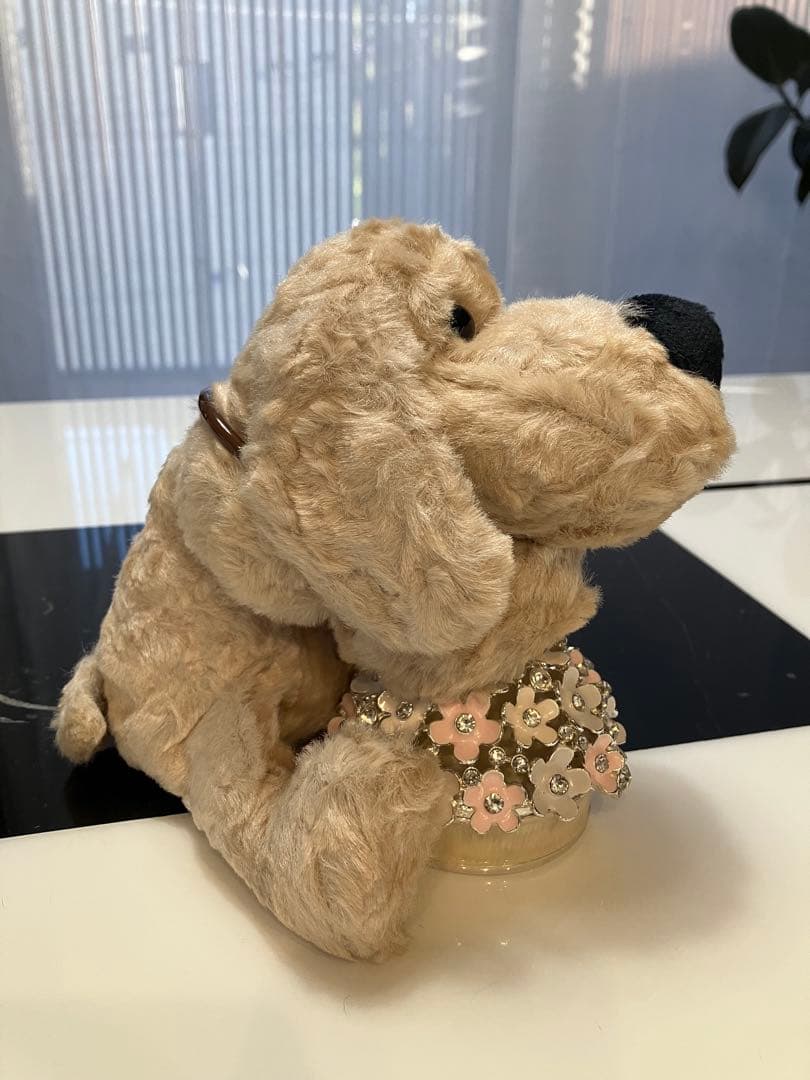 ★保留中★【新品未使用・ラスト１匹・日本製】子犬のるーくMサイズ　モカ