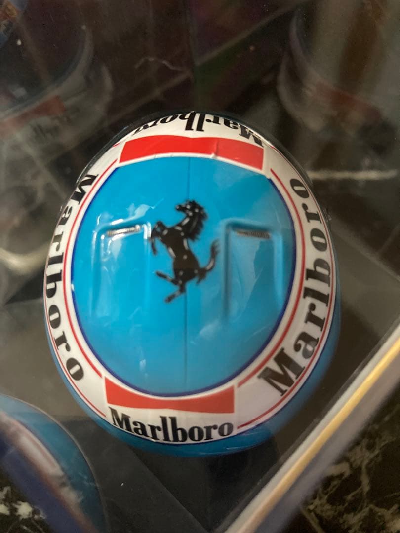 希少　マルボロ仕様　ビッグスケールF1コレクション　サロ　1/5 ヘルメット