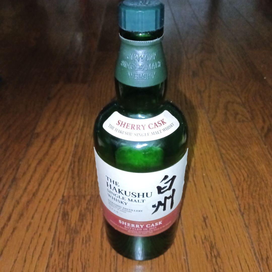 白州　シェリーカスク　2013　空瓶
