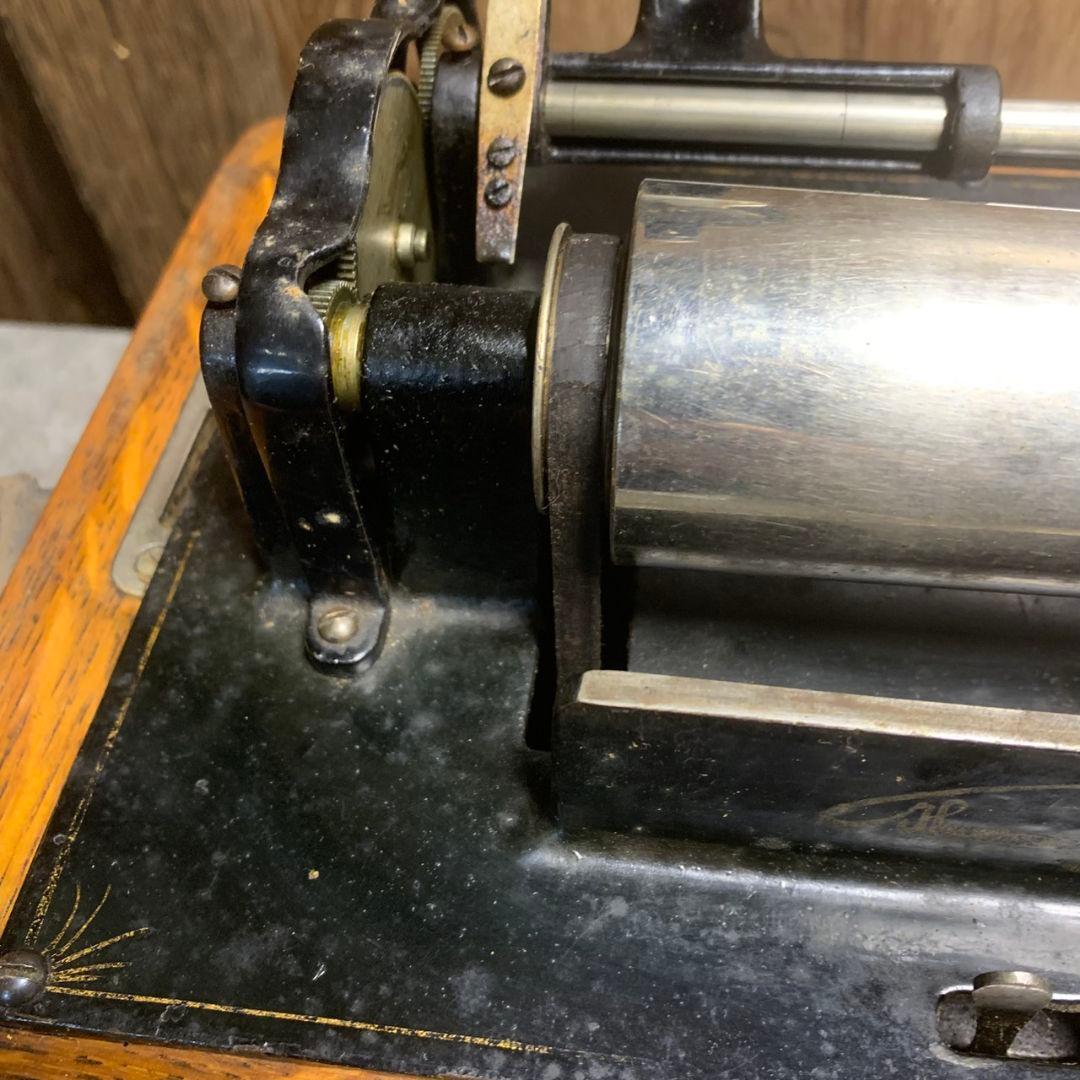 K637 エジソン Edison 蓄音機 ※現状品