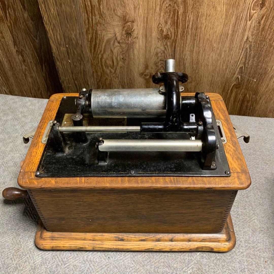 K637 エジソン Edison 蓄音機 ※現状品
