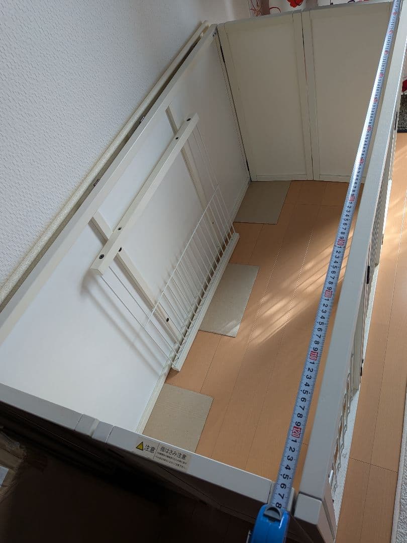 ホワイト木製ペットサークル 本体