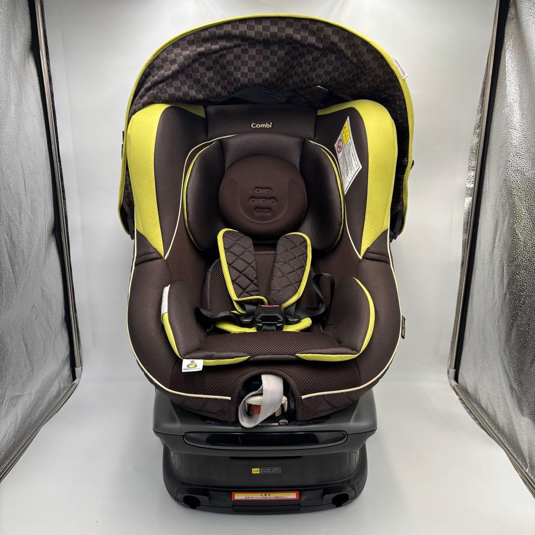極美品　combi ラクティアターン エッグショックTB チャイルドシート