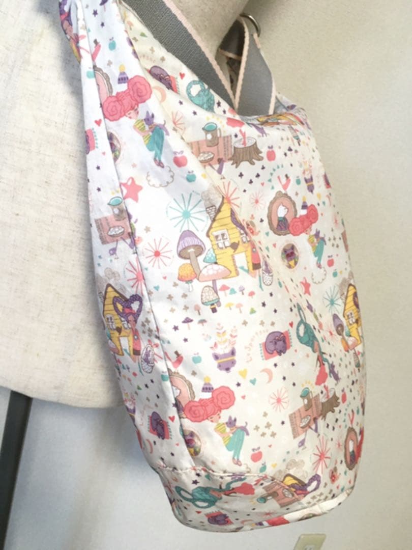 【未使用品　美品】希少　レスポートサック ショルダーバッグ　2way 白