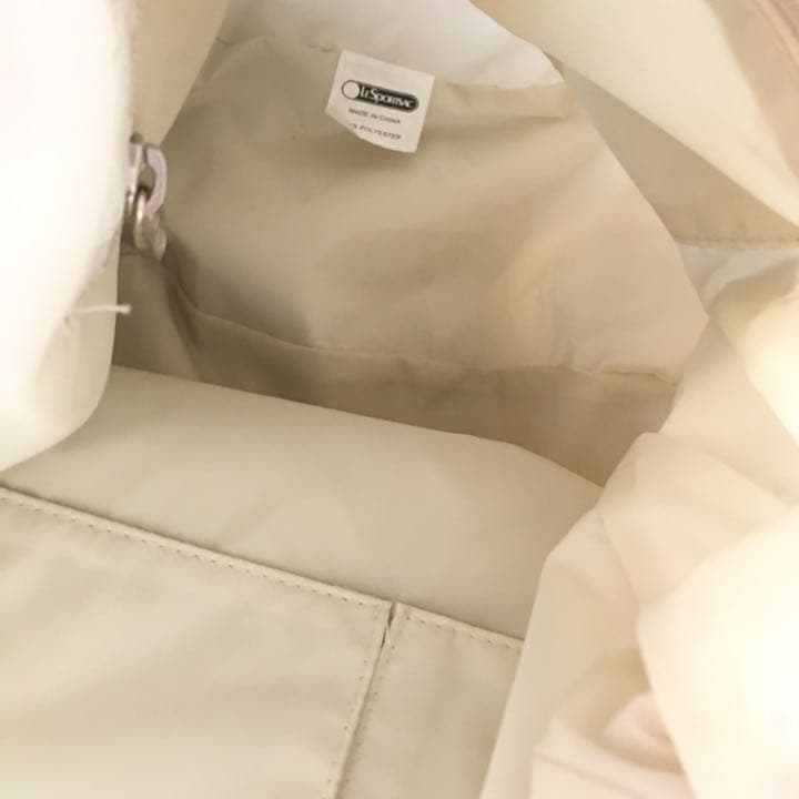 【未使用品　美品】希少　レスポートサック ショルダーバッグ　2way 白