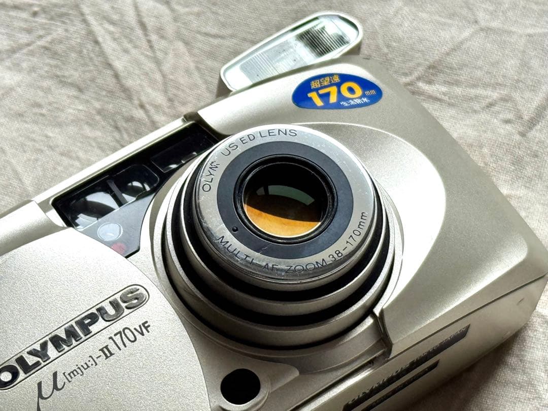 ⌘完動品！ 電池付き、作例あり！ OLYMPUS μⅡ 170VF⌘