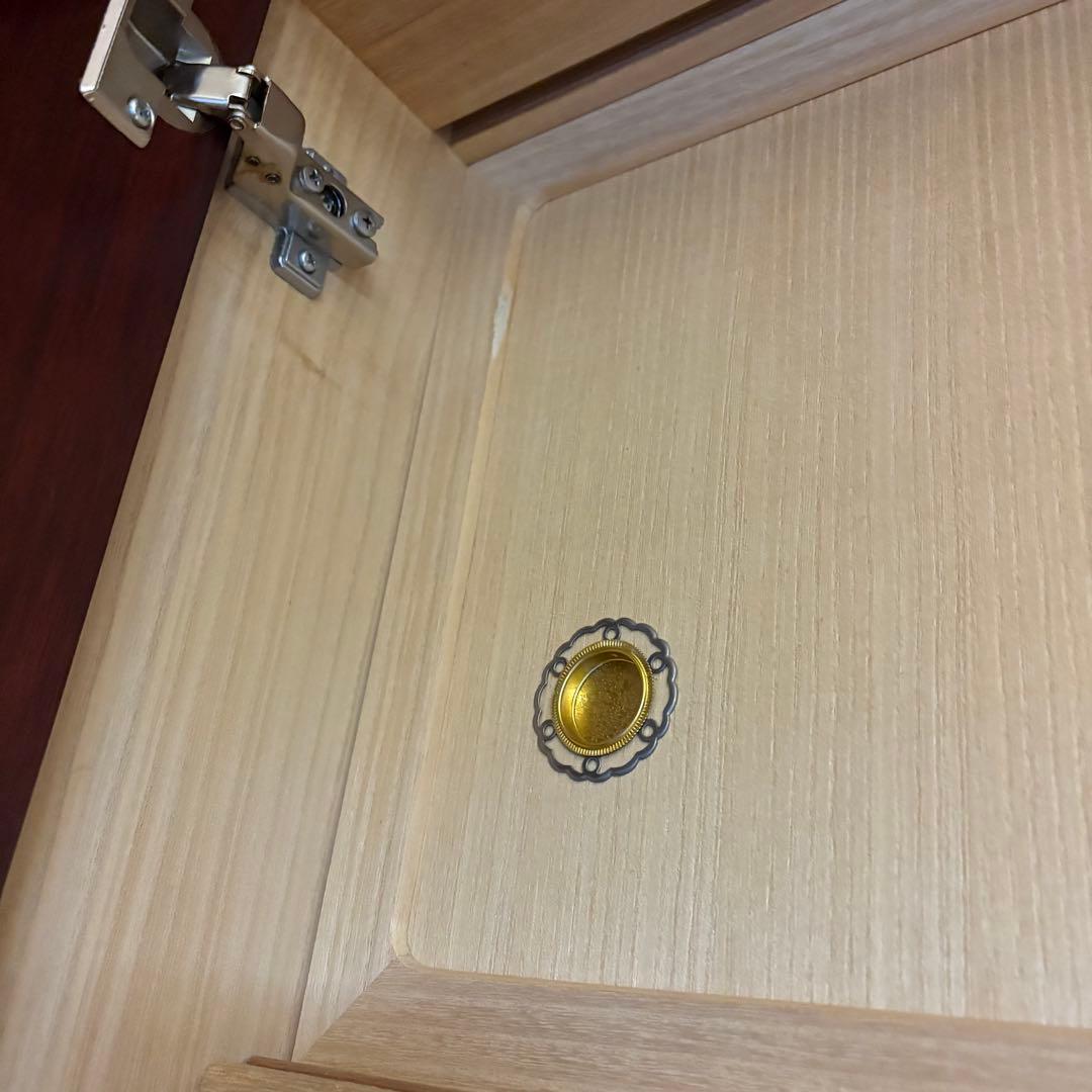 府中家具　木製　箪笥　タンス 引き出し付き　着物収納　アンティーク家具