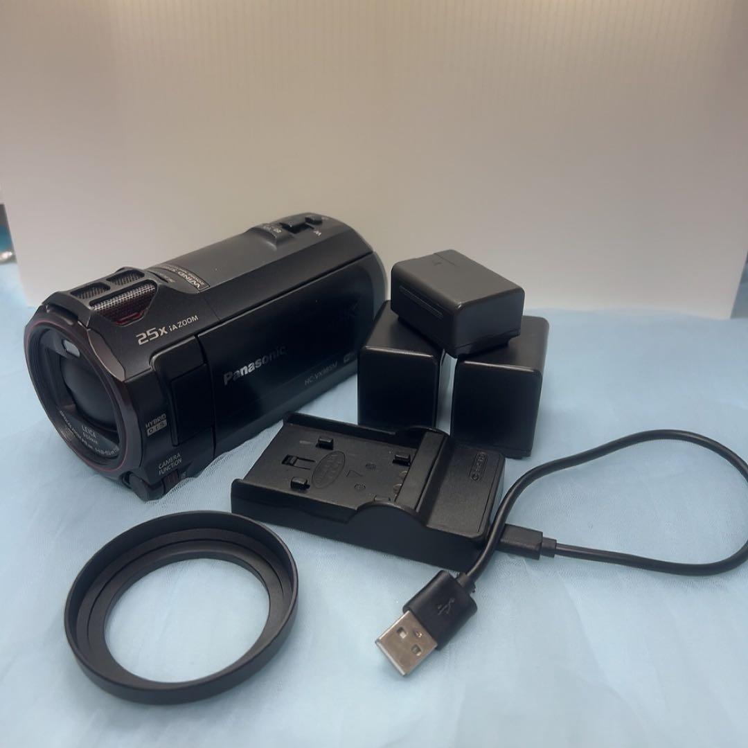 Panasonic 4K ビデオカメラ HC-VX985M