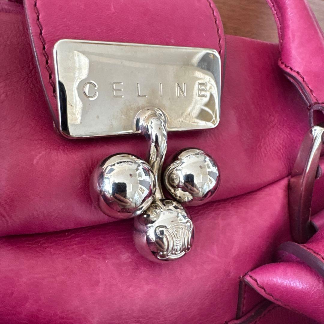 CELINE ピンク ハンドバッグ