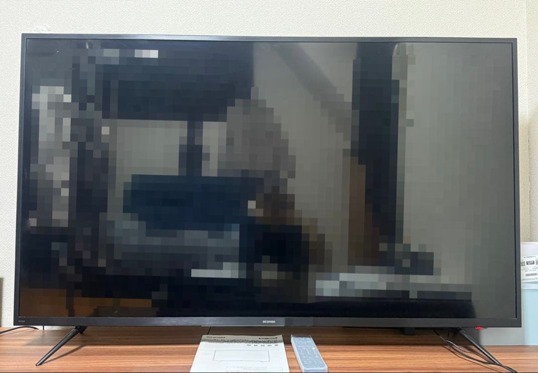 美品 2020年製 アイリスオーヤマ テレビ 55インチ 4K 55XUC30P