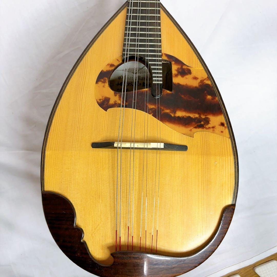 【美品】落合忠男 手工 マンドリン Ｍ４ 1991年 ハードケース付