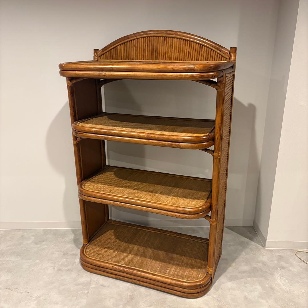 ラタン4段ラック　大きめ