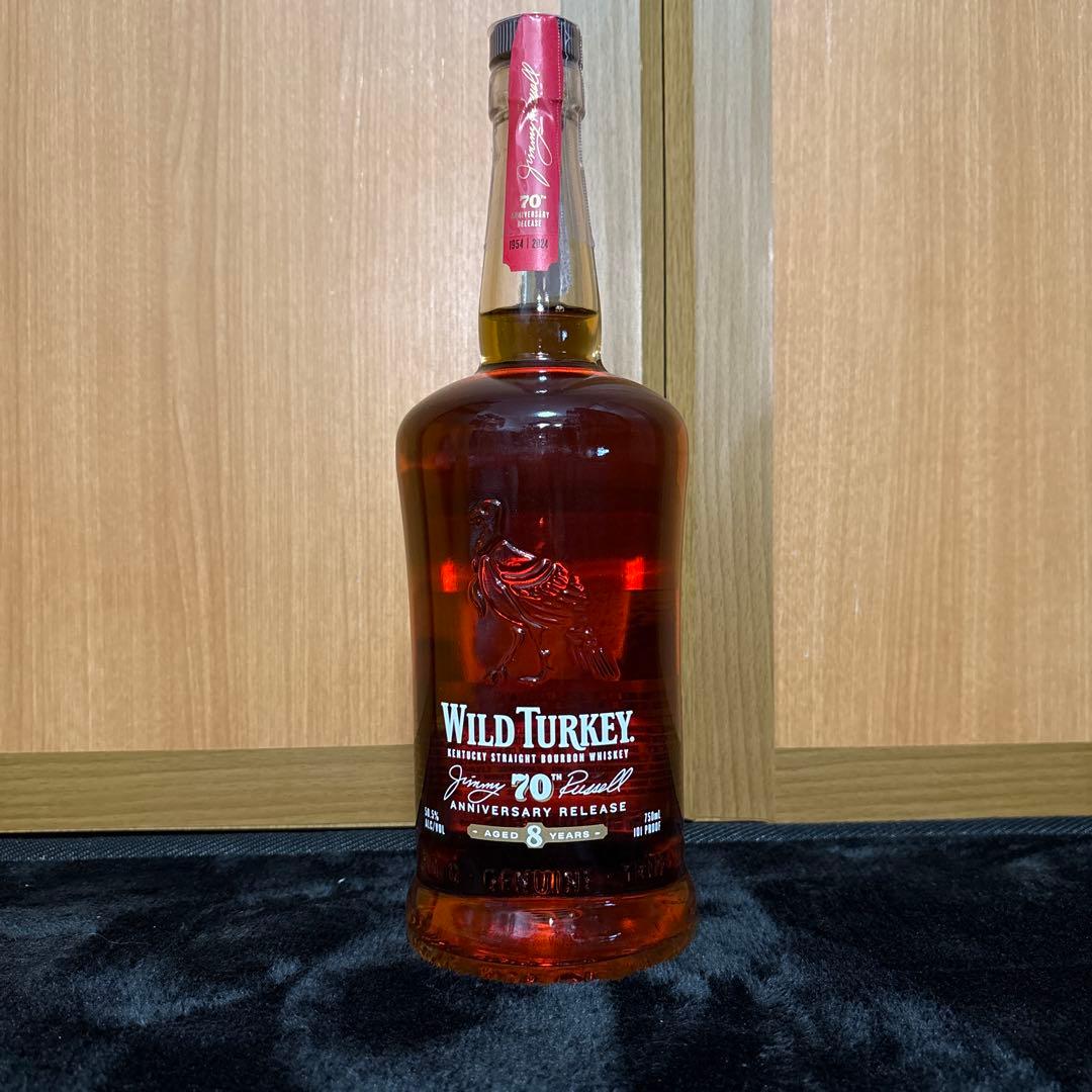 新品未開封 Wild Turkey 8年 ジミーラッセル 70周年記念ボトル