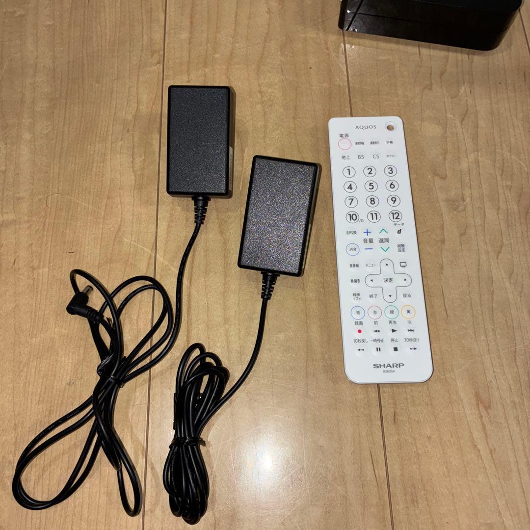 【美品】シャープ ポータブル液晶 テレビ AQUOS ブラック 2T-C12AF