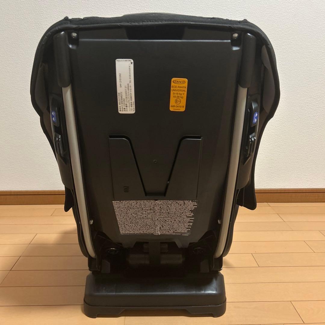 GRECOグレコ マイルストーン チャイルドシートジュニアシートシートベルト固定