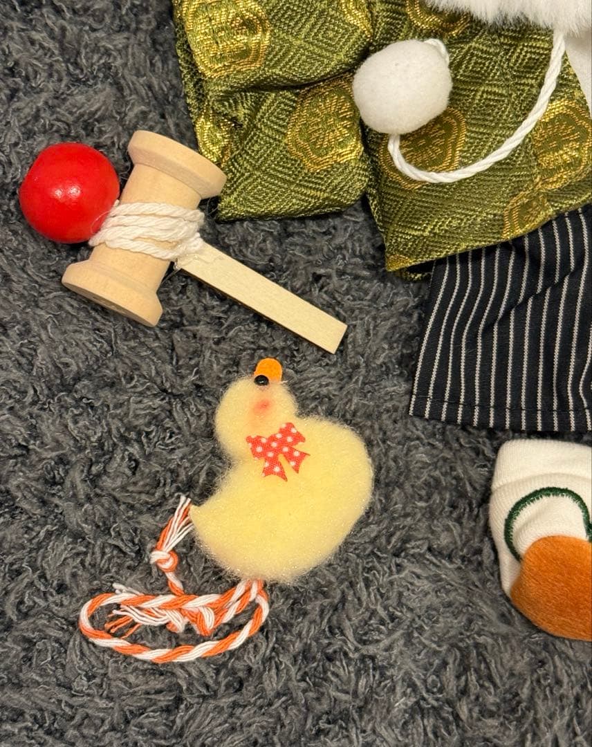 20cm完売レア限定マフラー付き袴和服着せ替えぬいぐるみ服セット♪