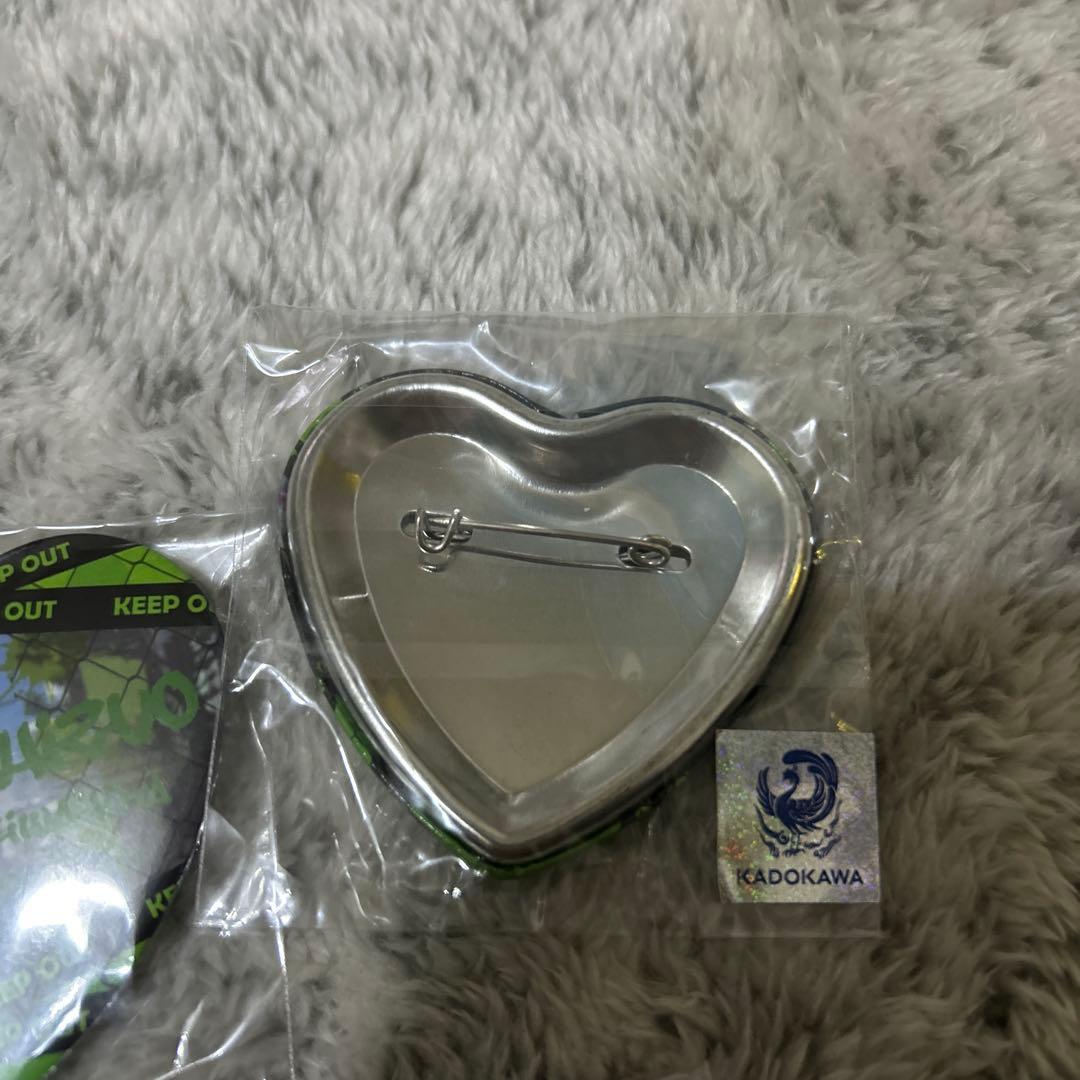 デュラララ!! 平和島静雄　門田恭平　ハート缶バッジ