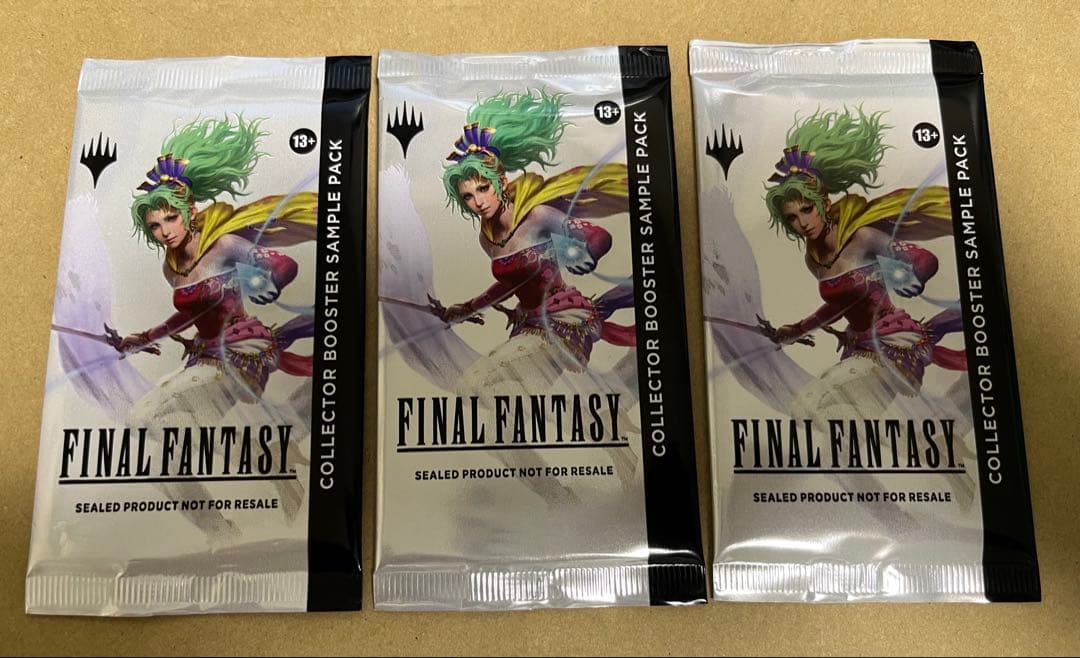 コレクターブースター サンプルパック 英語版 3パック ファイナルファンタジー