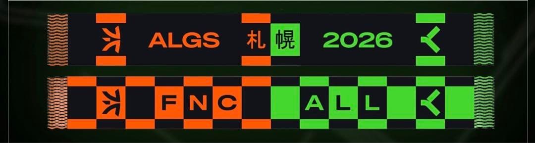 Fnatic x Alliance スカーフ algs札幌限定 新品未開封