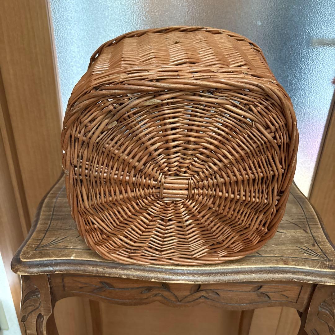 フランス　アンティーク　ヴィンテージ　パニエ　かご　ワインラック
