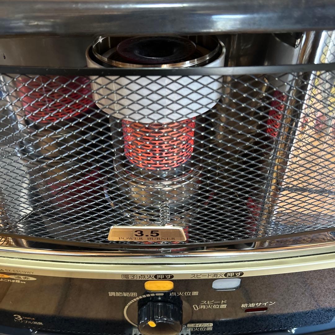 美品　コロナ 自然通気形開放式石油ストーブ SX-E3519WY 2019年製