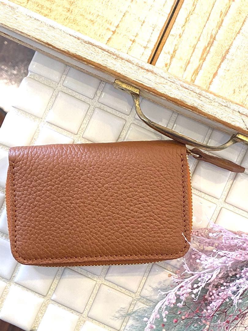 ÉSTOIRE レザーキーケース ブラウン