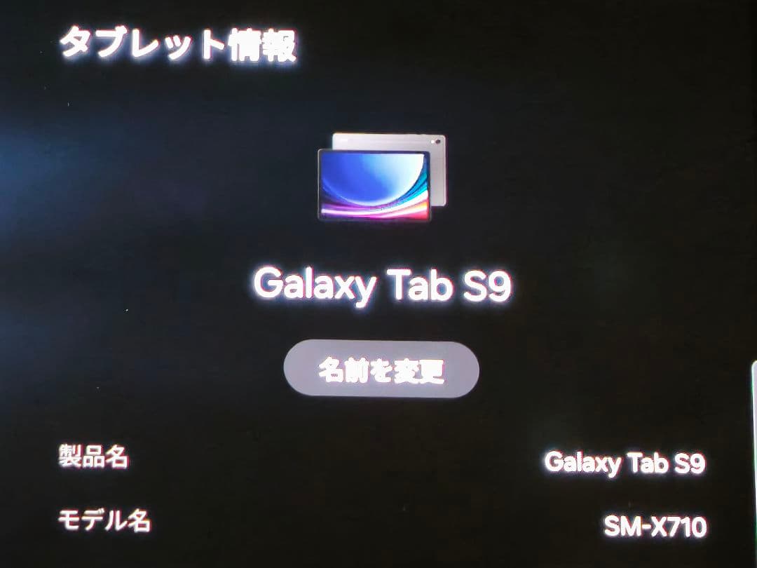 【美品】Samsung Galaxy Tab S9 8GB/128GB/Sペン付