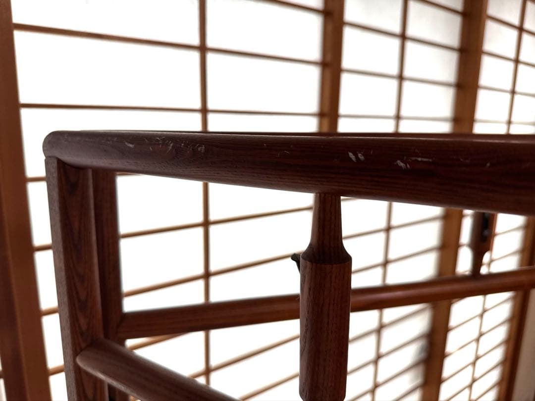 【昭和レトロ】木製 衣桁 衣紋掛け 折り畳み式 衣桁着物掛け