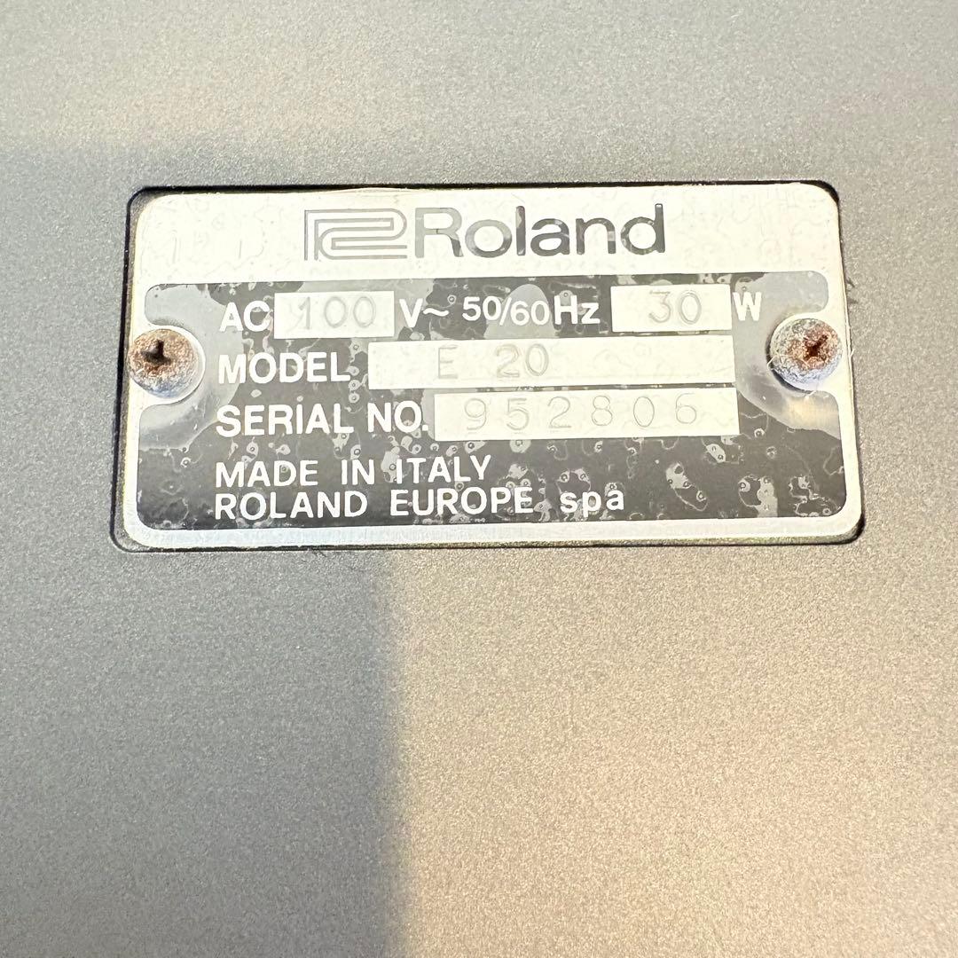 【美品・希少】ROLAND ローランド シンセサイザー E-20