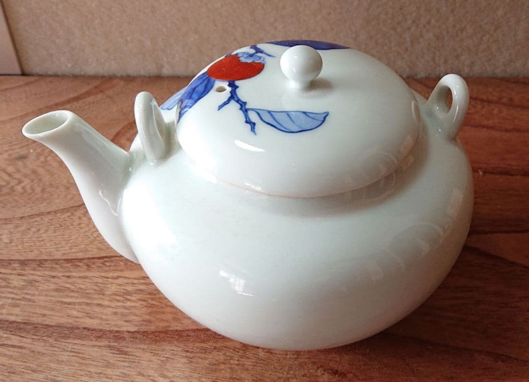 柿右衛門造柿画土瓶