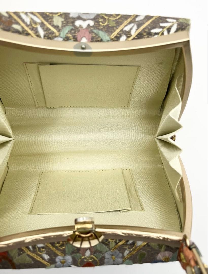 美品 高級 和装小物 蘇州刺繍 ハンドバッグ 草履セット フォーマル 中国刺繍