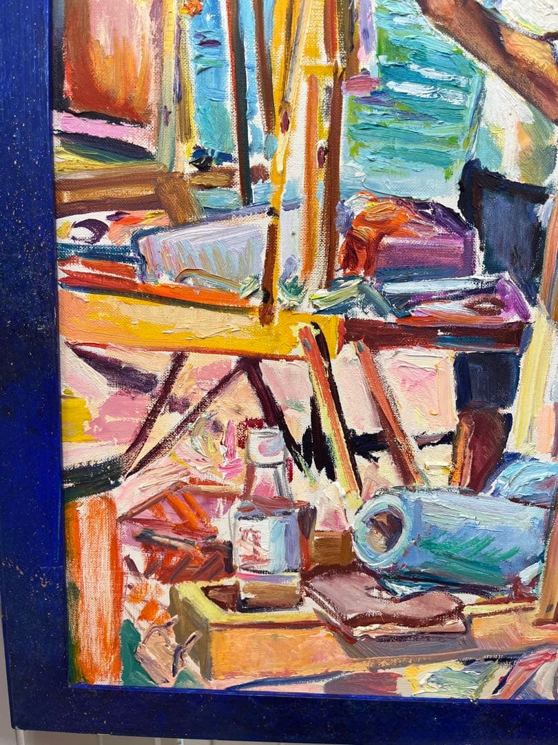 巨大ハワイアンアート 原画 真作 Ana Monaghan アナ・モナハン 額装