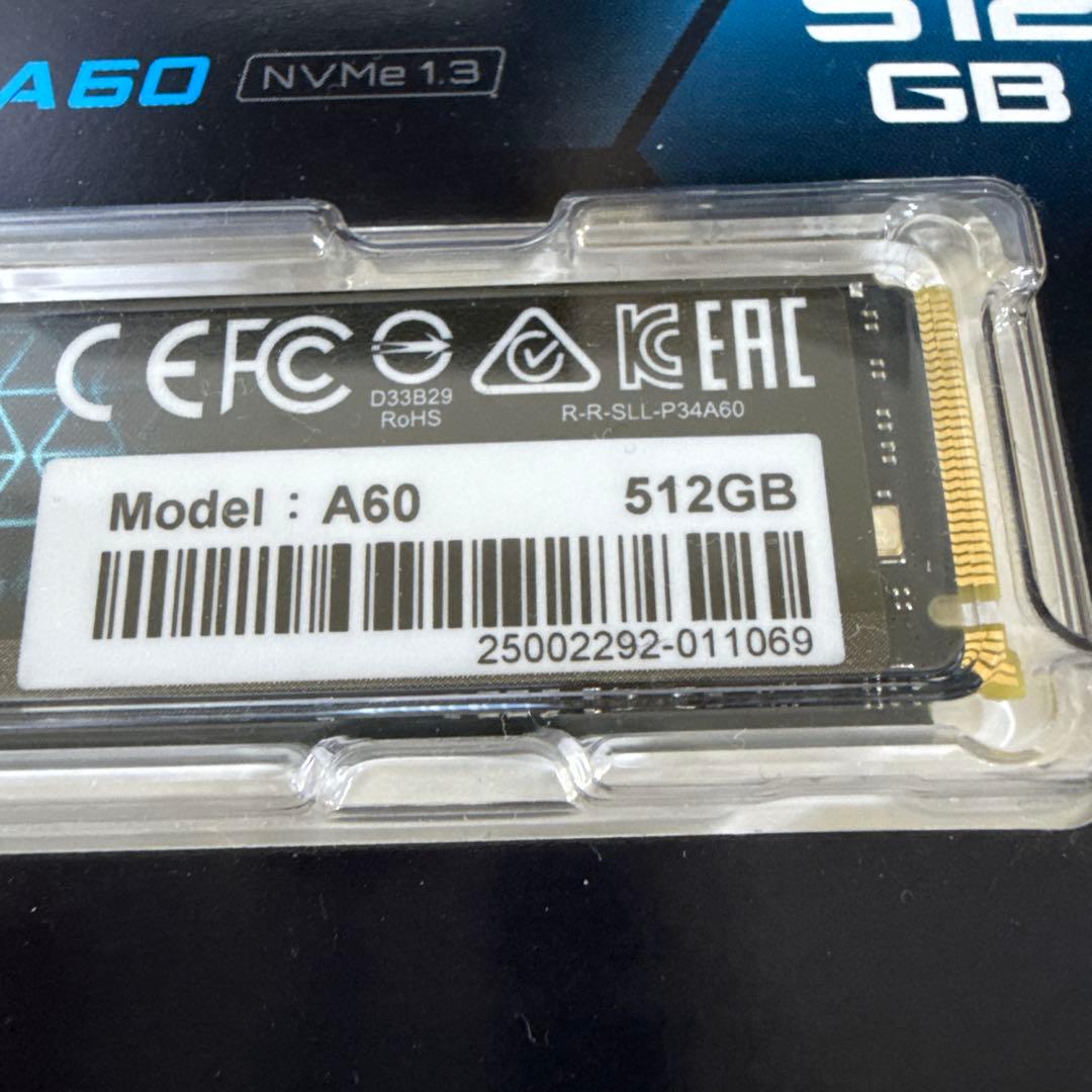 新品未開封！シリコンパワー SSD 512GB M.2 2280