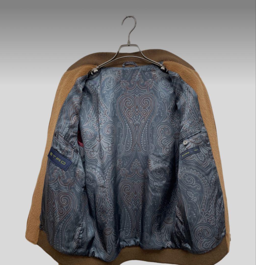 ETRO ブラウン　ファーブルゾン