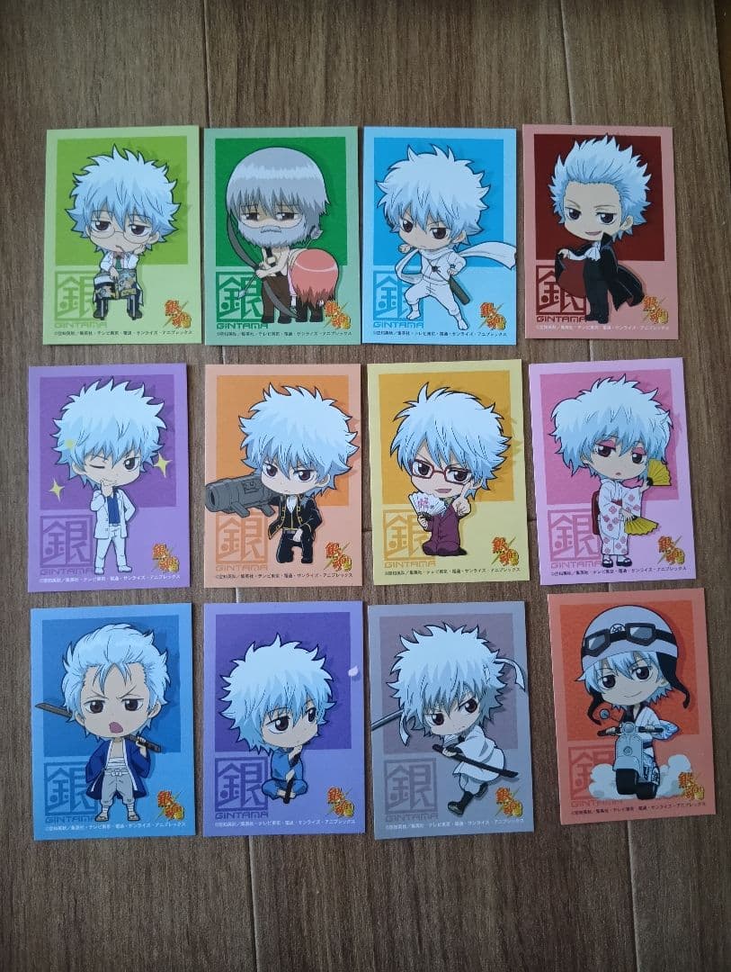 銀魂　銀時12変化　イラストシート