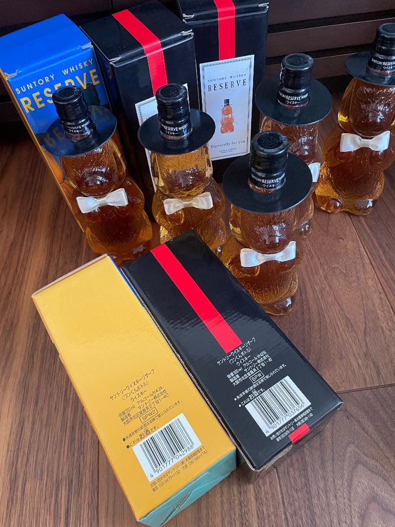 サントリーウィスキースペシャルリザーブ　ワン君ボトル　終売品古酒未開栓5本