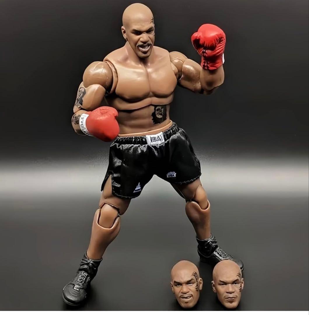 マイクタイソン、モハメドアリ2体セット全身 関節 可動 アクション フィギュア