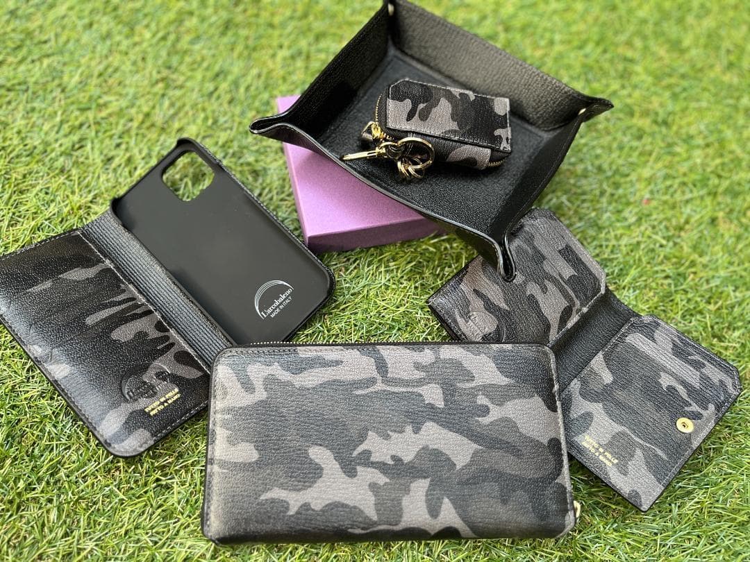 専用　ラルコバレーノ▼スマートキーケースブラック、カーキ2個セット