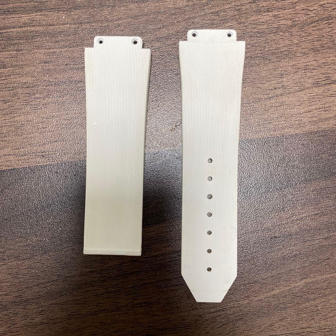 ウブロ　純正ベルト　ホワイト　HUBLOT